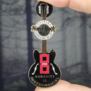 Hard Rock Cafe Hurricane Katrina Guitar Pin 2005